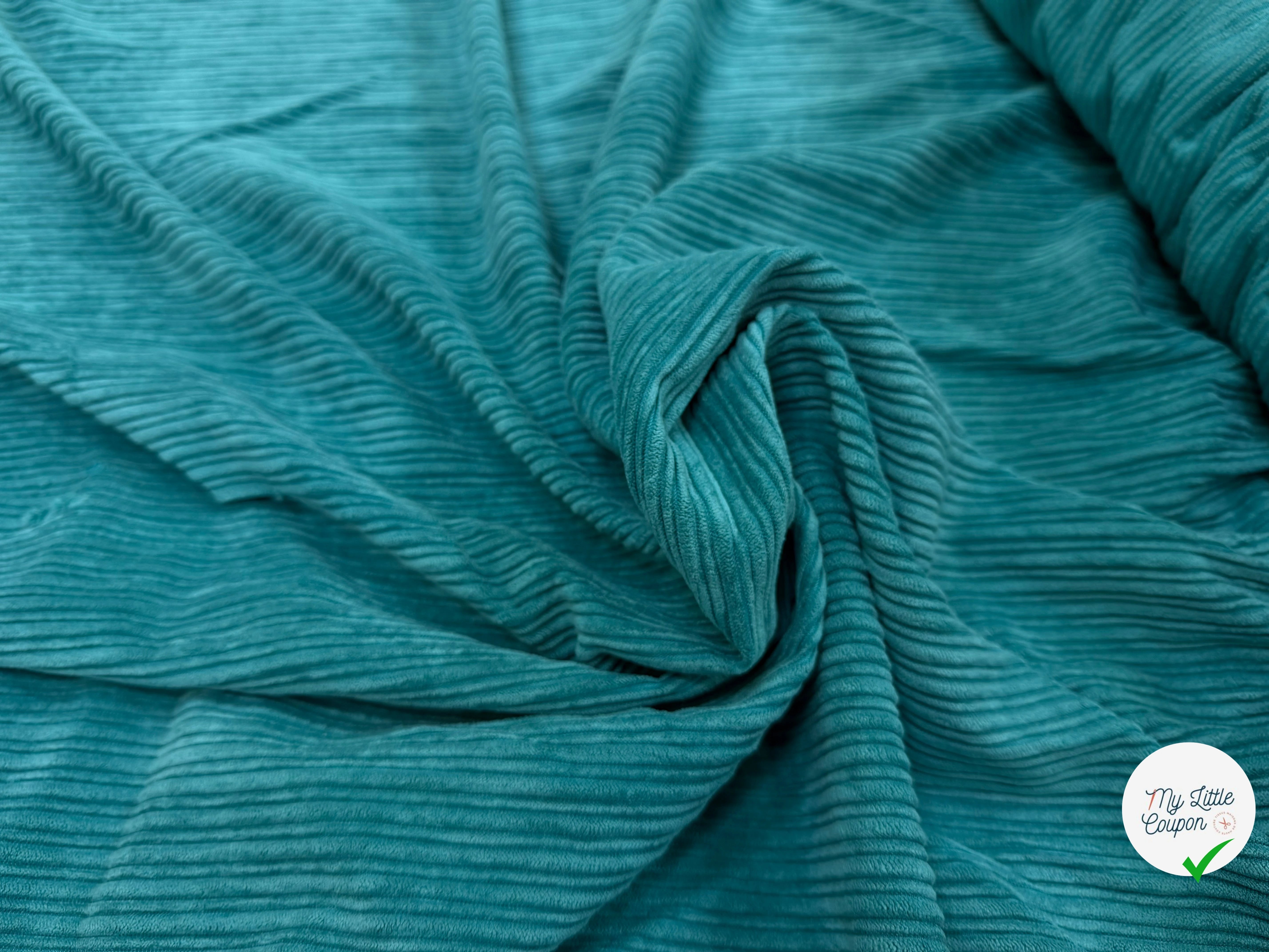 (Chute) VELOURS PUEBELA TURQUOISE - My Little Coupon
