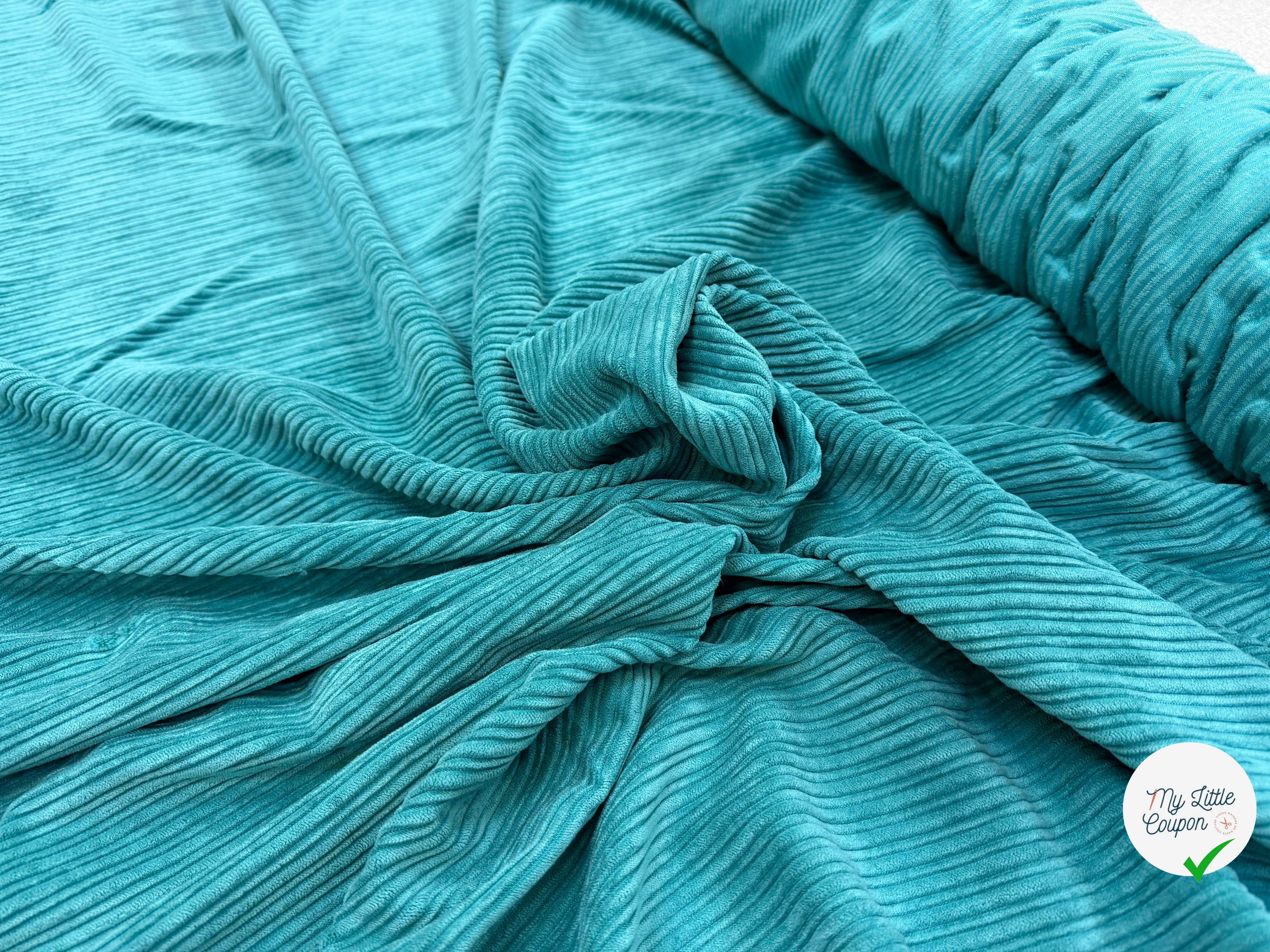 (Chute) VELOURS PUEBELA TURQUOISE - My Little Coupon