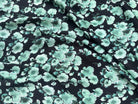 VICOSE FLUIDE LEGEREMENT SATINE NOIR FLEURS VERTES - My Little Coupon