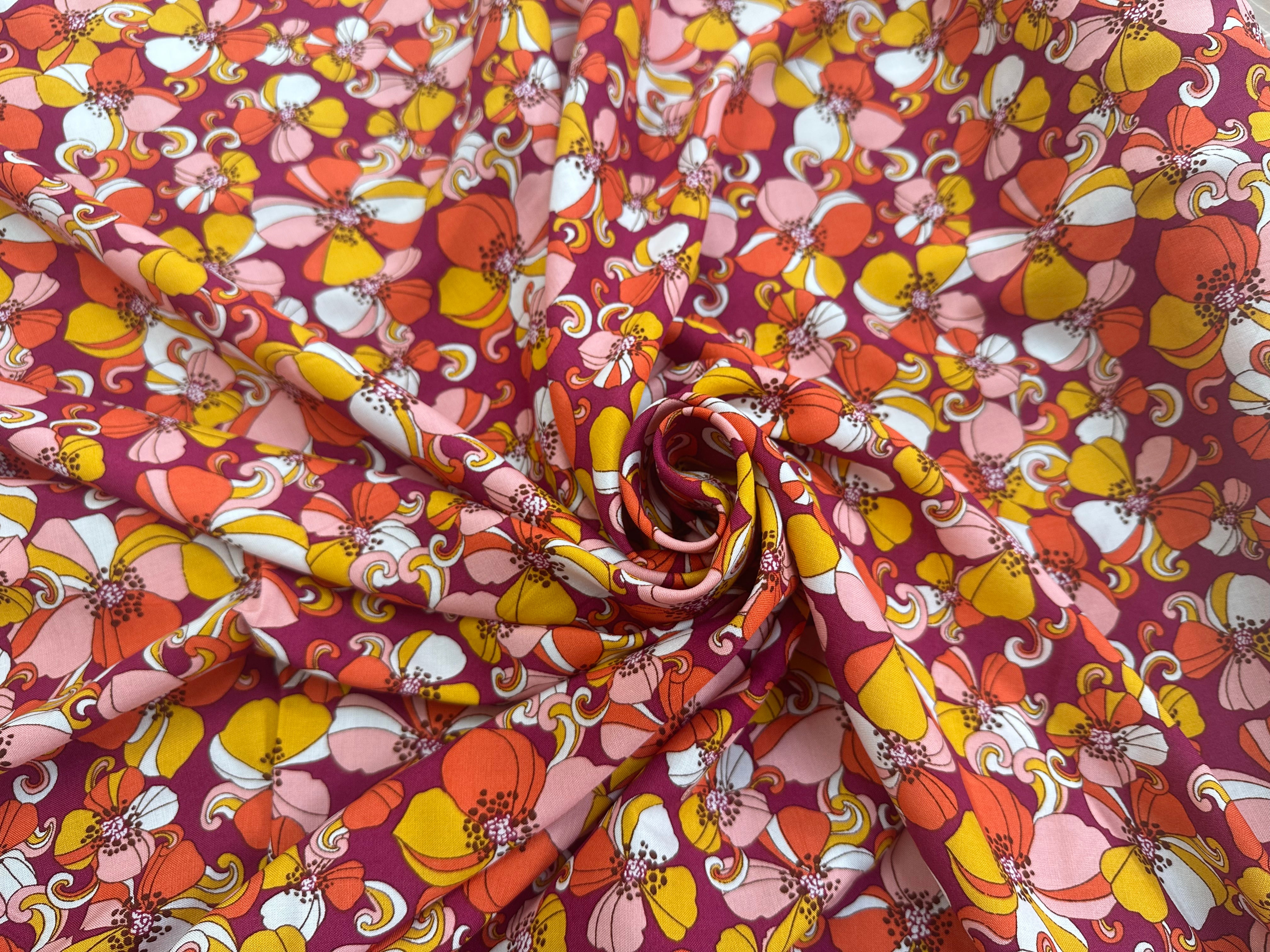 (Chute) VISCOSE BELINDA PRUNE OEKO-TEX - My Little Coupon