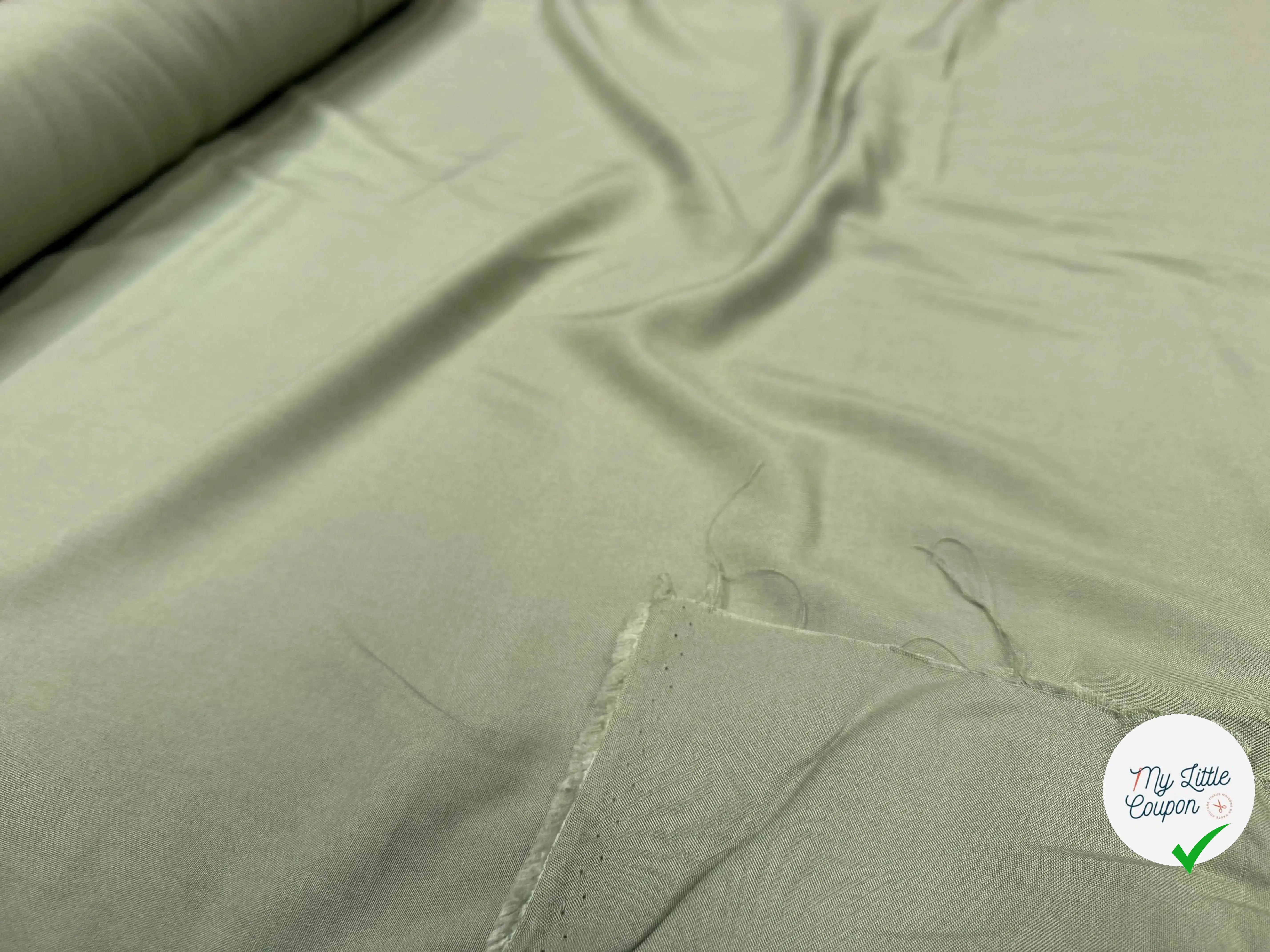 VISCOSE ECOVERO™ LENZING™ SAUGE - My Little Coupon
