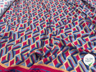 VISCOSE GÉOMÉTRIQUE ROYALE AVEC BASE - My Little Coupon
