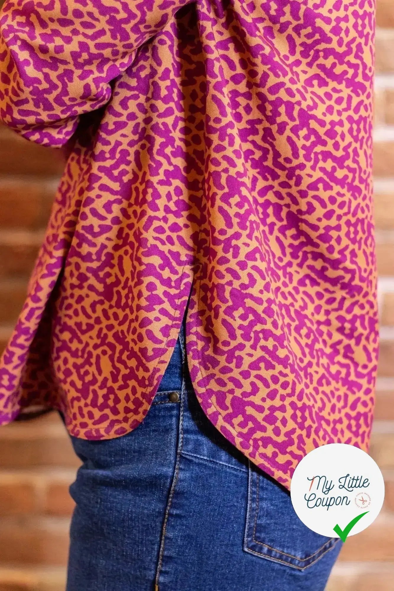 VISCOSE IMPRIMÉE FINEMENT SERGEE LEO - My Little Coupon