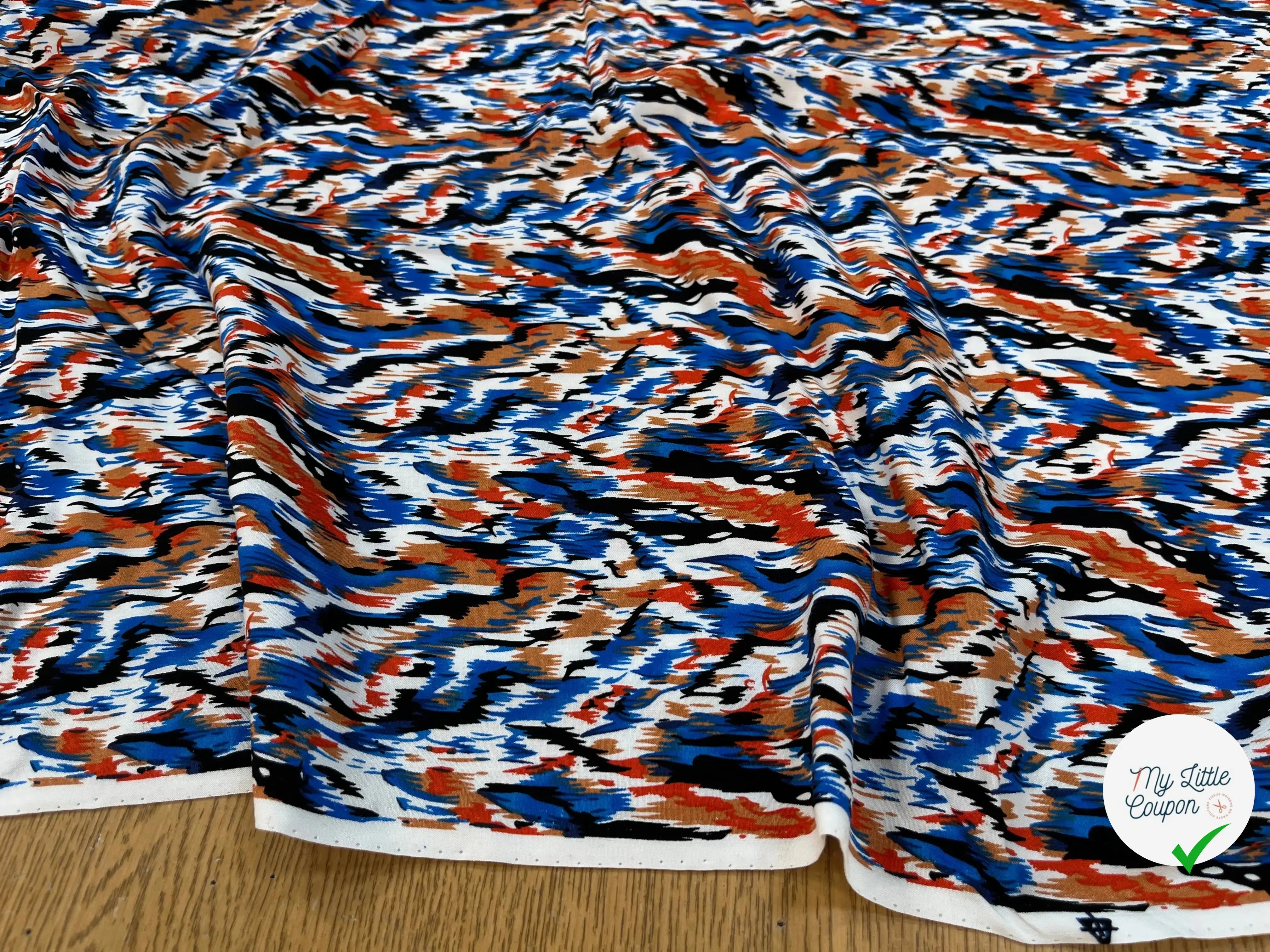 VISCOSE MOTIF TIGRÉ - My Little Coupon