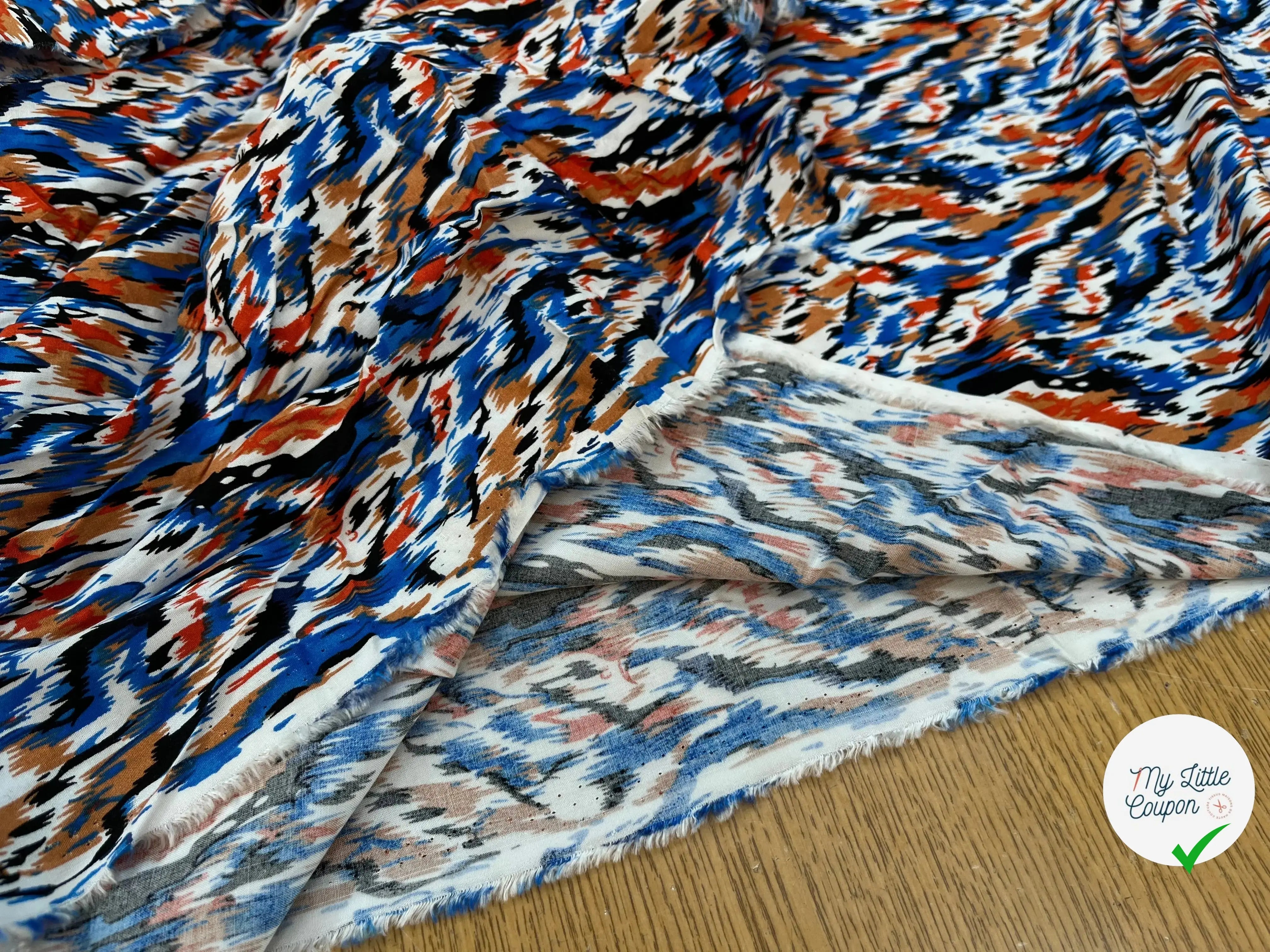 VISCOSE MOTIF TIGRÉ - My Little Coupon