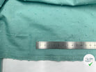 VOILE DE COTON PLUMETIS VERT AMANDE - My Little Coupon - tissu - coudre