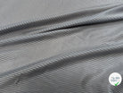 (Chute) VOILE DE SOIE À RAYURE GRIS 100% SOIE - My Little Coupon