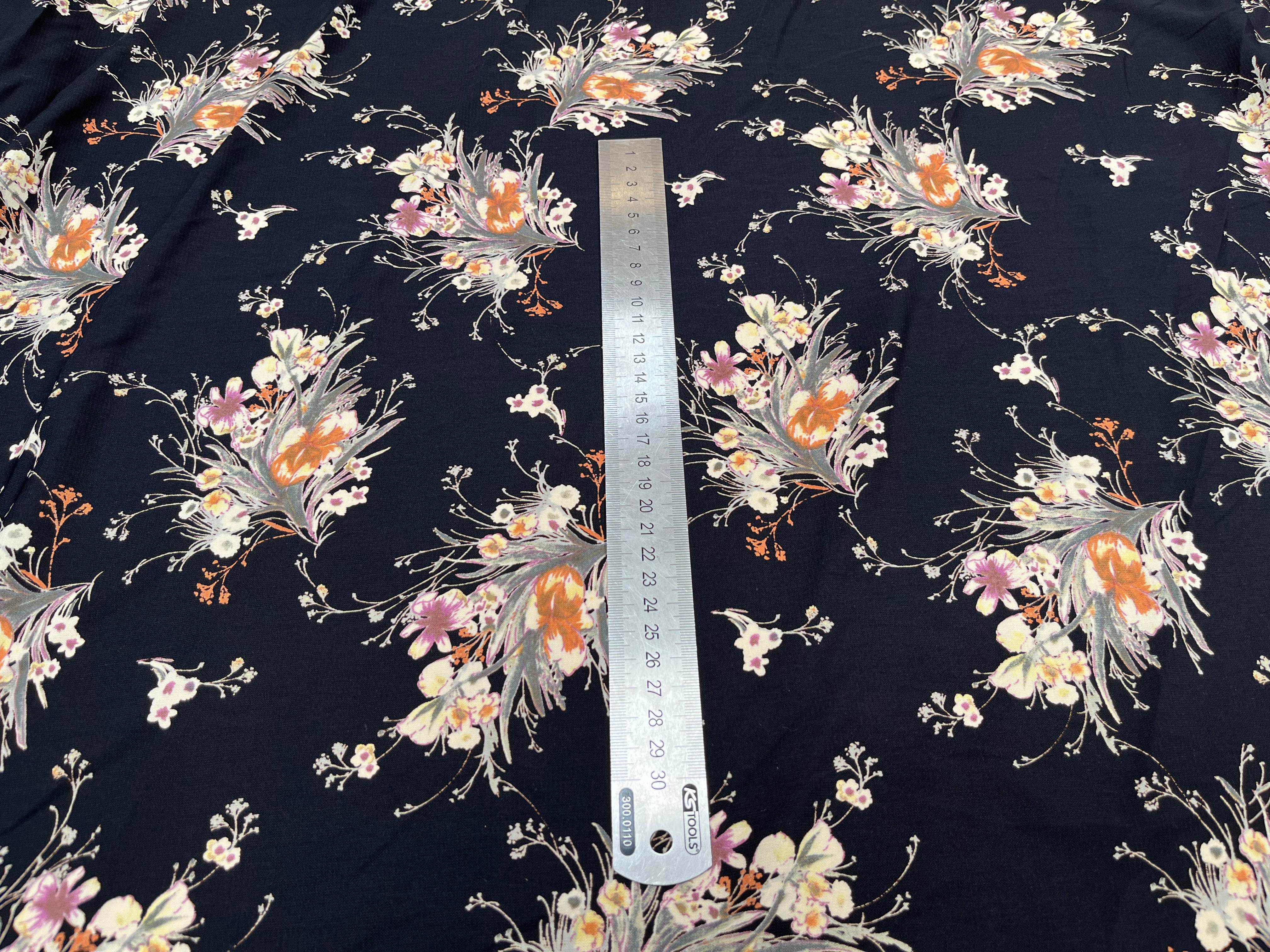 WOOLPEACH FOND BLEU NUIT GROS BOUQUET - My Little Coupon