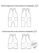 Combinaison Pinson | Du 6 mois au 5 ans | Marmaï Patterns - My Little Coupon - tissu - coudre