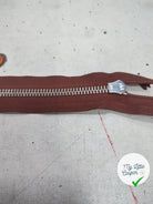 FERMETURE RIRI METAL NON SÉPARABLE 18CM MARRON M6 - My Little Coupon