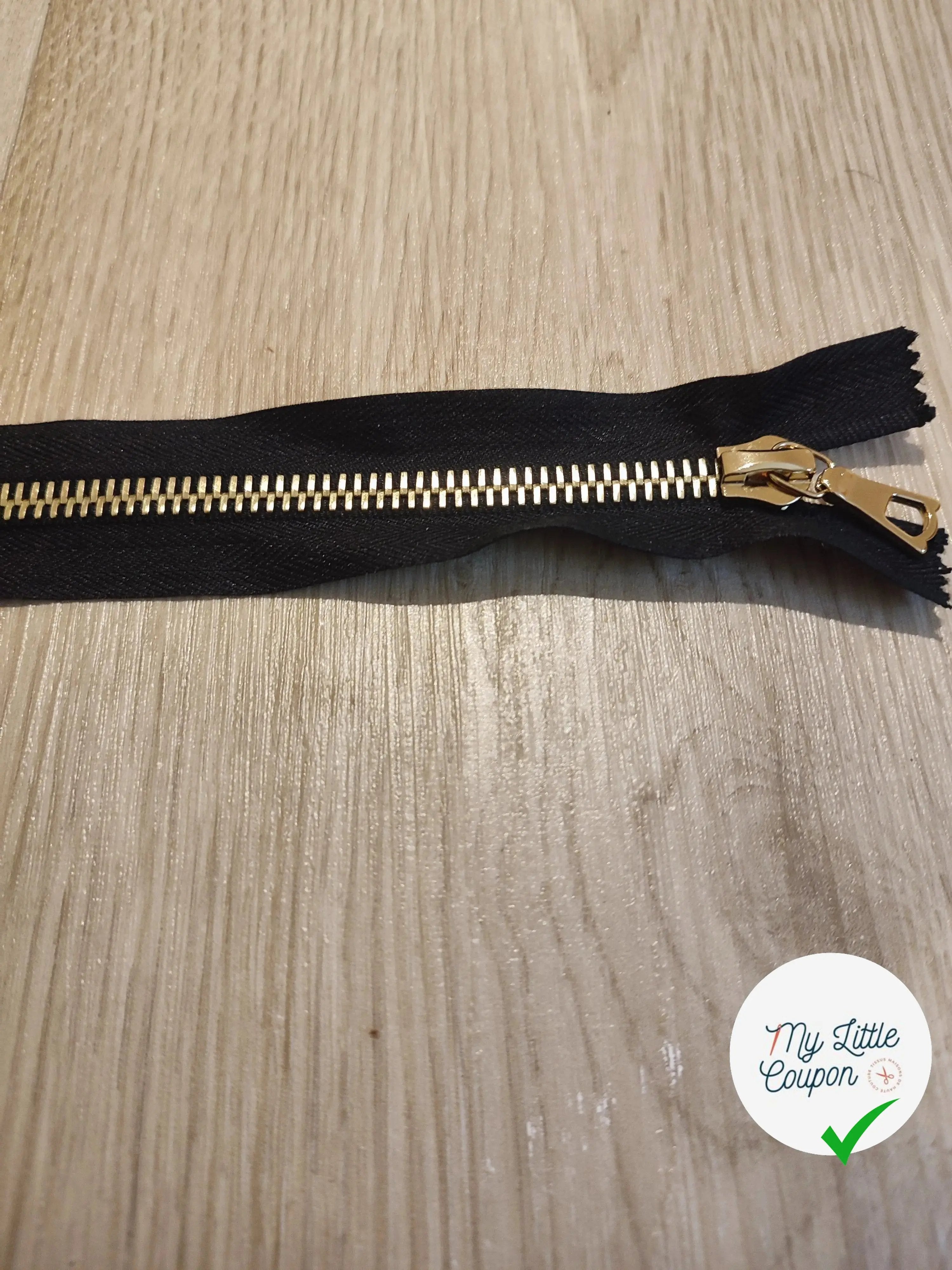 FERMETURE RIRI METAL SÉPARABLE 90CM NOIR M8 - My Little Coupon