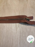 (Copie) FERMETURE RIRI METAL SÉPARABLE RÉVERSIBLE 90CM MARRON - My Little Coupon