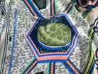 SATIN DE SOIE ITALIEN IMPRIMÉ CREATORE GEOMETRIQUE - My Little Coupon