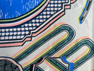 SATIN DE SOIE ITALIEN IMPRIMÉ CREATORE GEOMETRIQUE - My Little Coupon