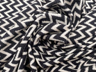 VISCOSE GÉOMÉTRIE CHIC NOIR MLC INTERN