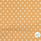 Cretonne de coton à pois beige - My Little Coupon