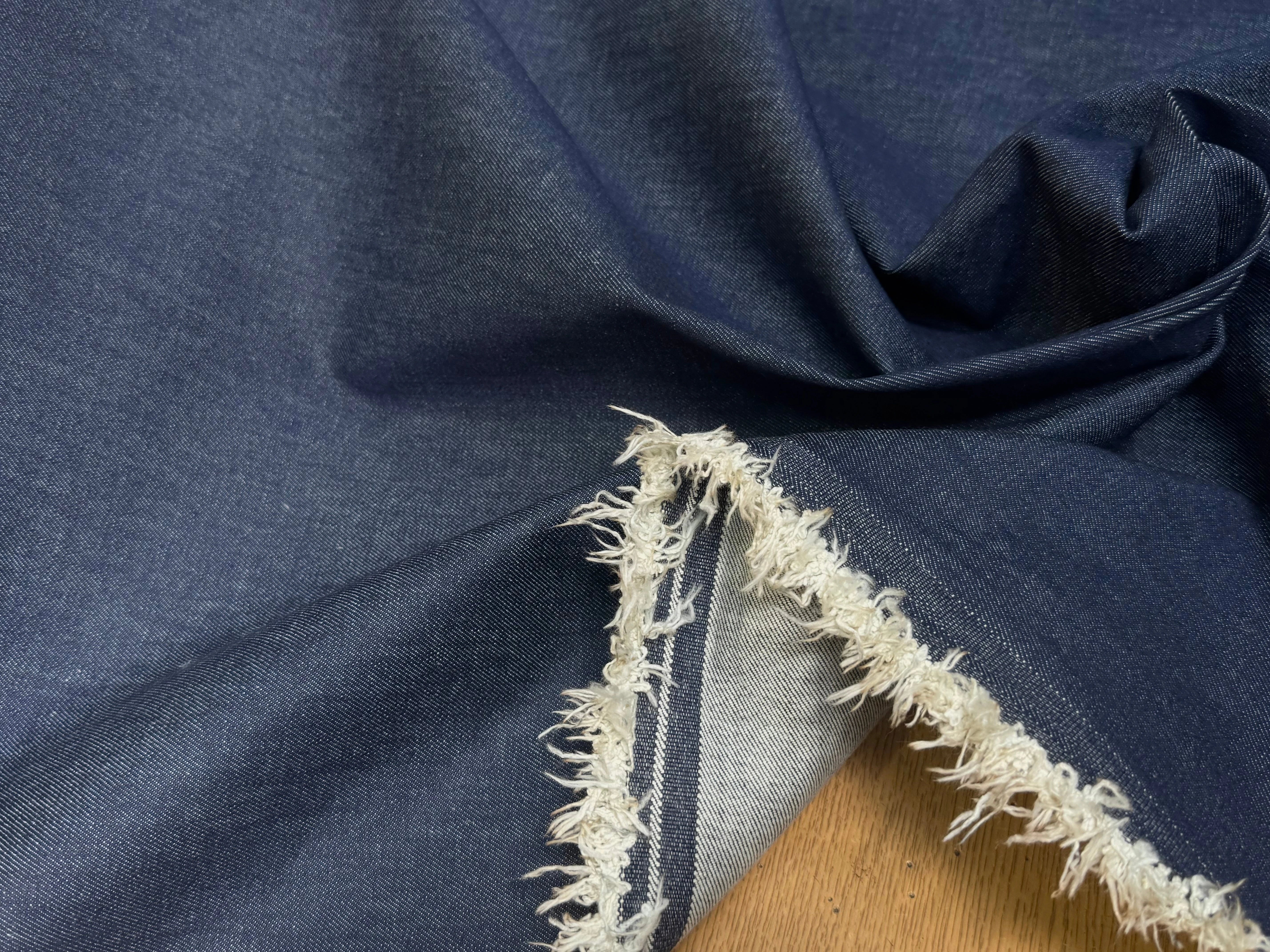 DENIM 97% COTON STRETCH MARINE/SIOUX - My Little Coupon