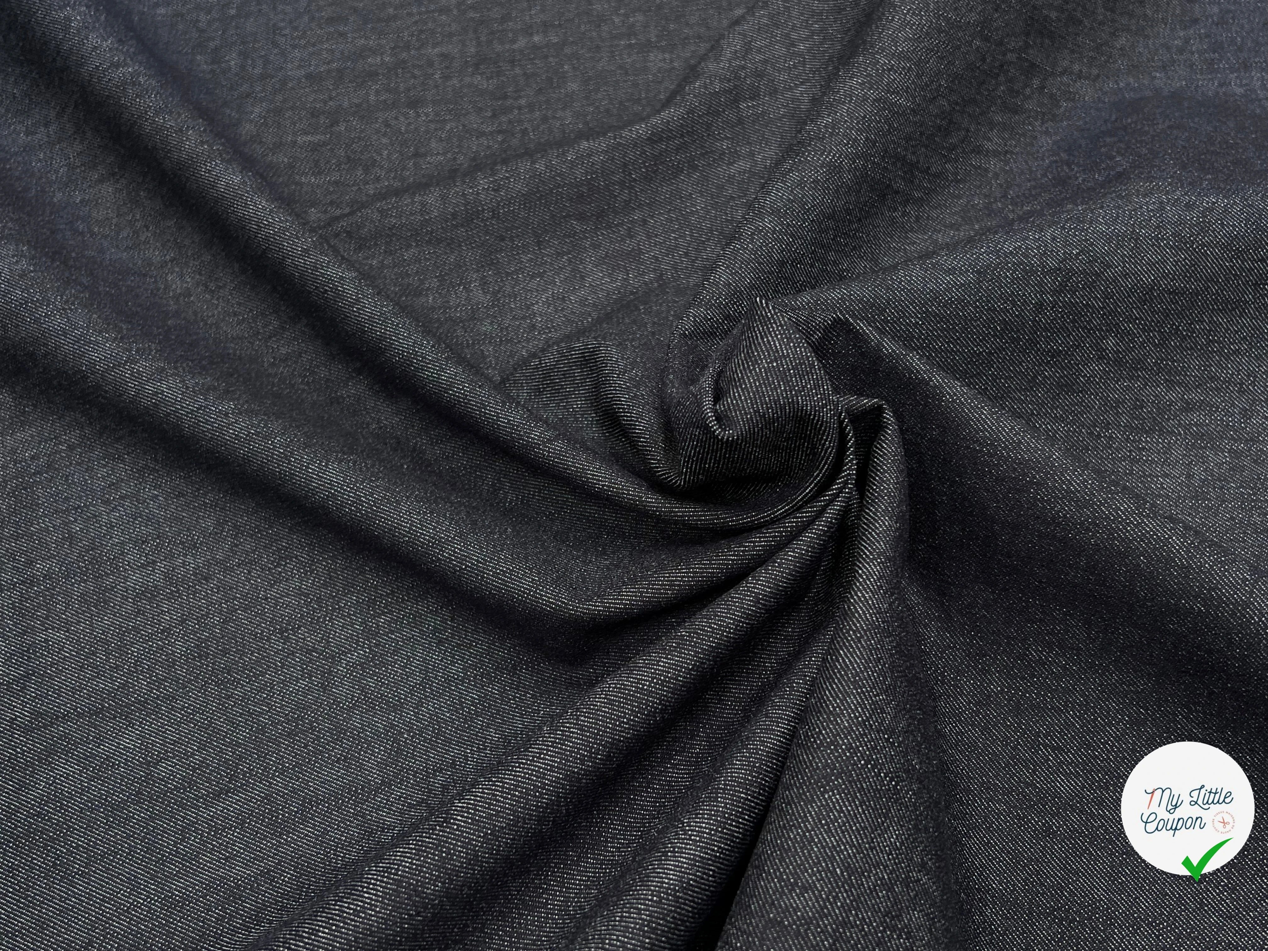 DENIM BLEU ARDOISE 97% COTON - My Little Coupon