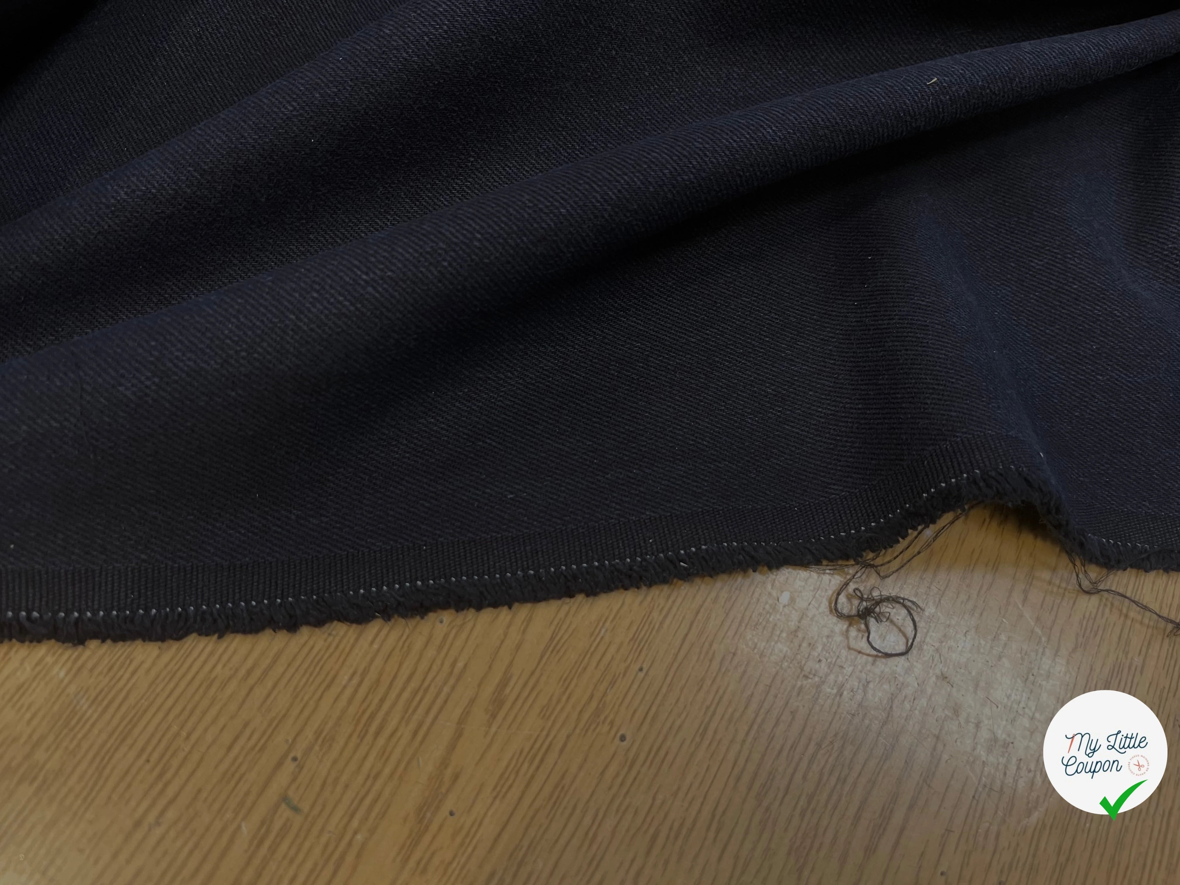 DENIM BLEU OCÉAN 100% COTON - My Little Coupon