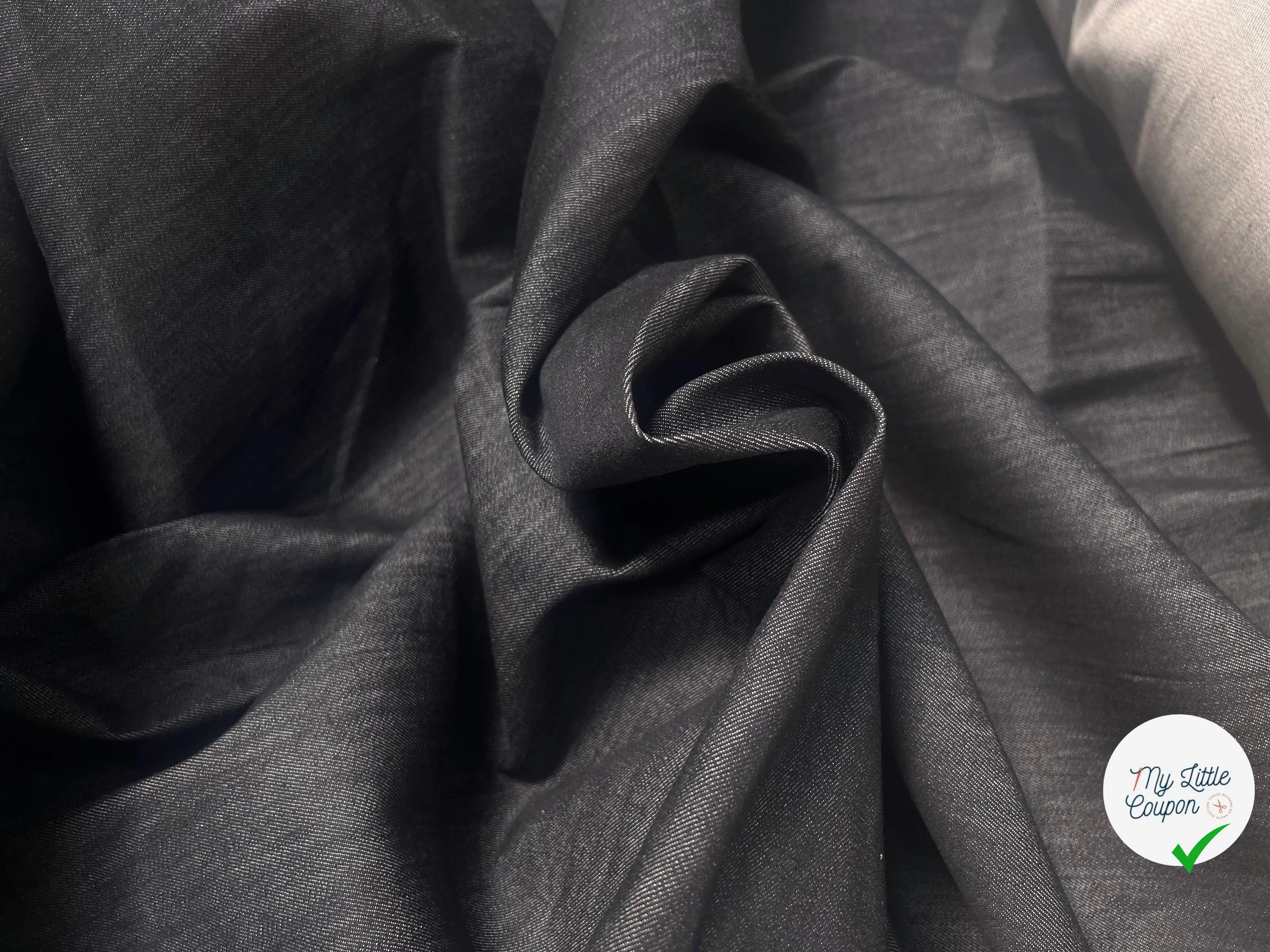DENIM BRUT NOIR  ARDOISESTRETCH - My Little Coupon