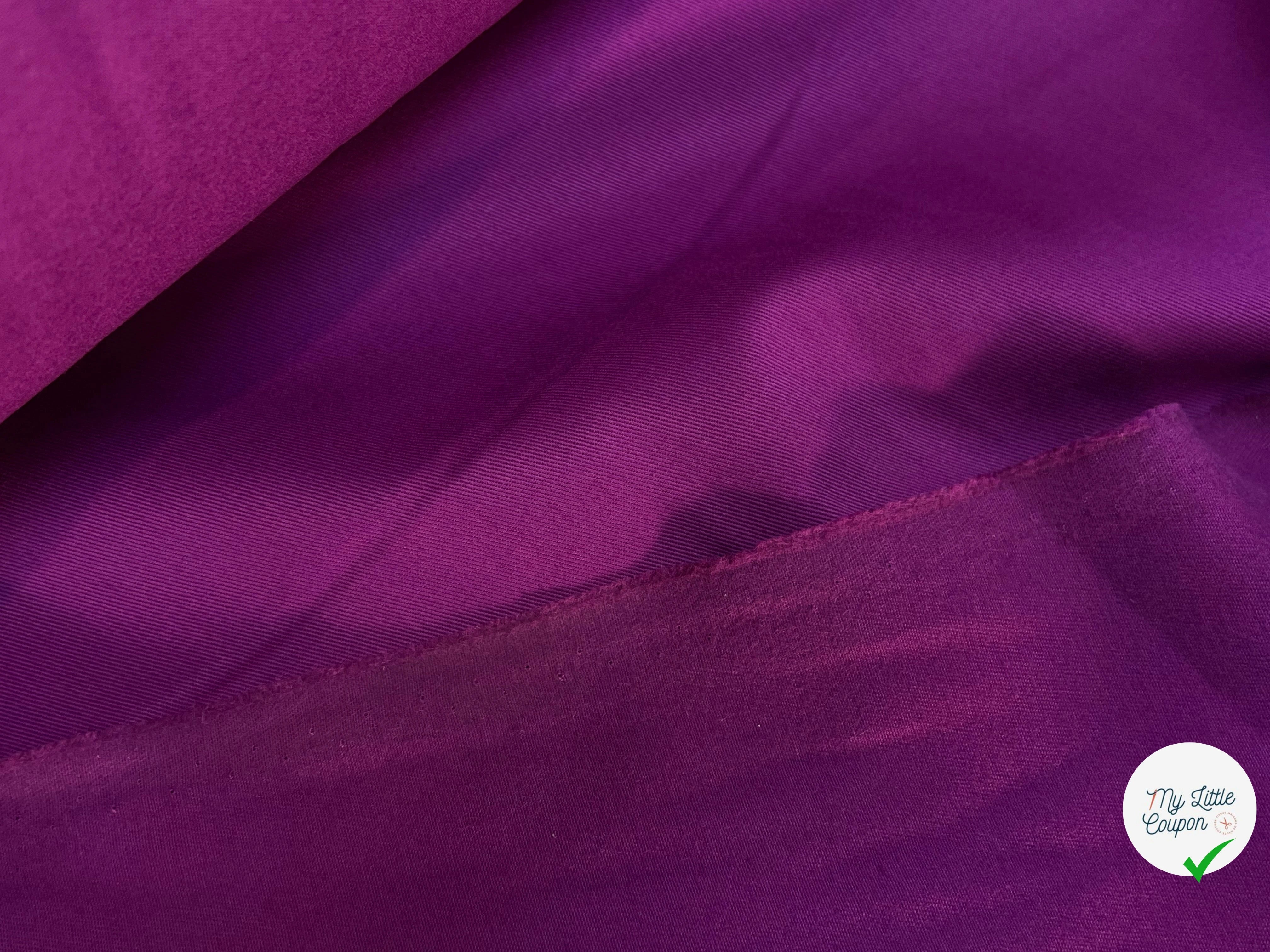 DENIM COTON GRATTÉ AMETHYSTE TOUT DOUX 100% COTON - My Little Coupon