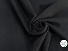 DENIM COTON GRATTÉ EFFET DUVETEUX NOIR PEAU DE PÊCHE 97% COTON 145CM - My Little Coupon
