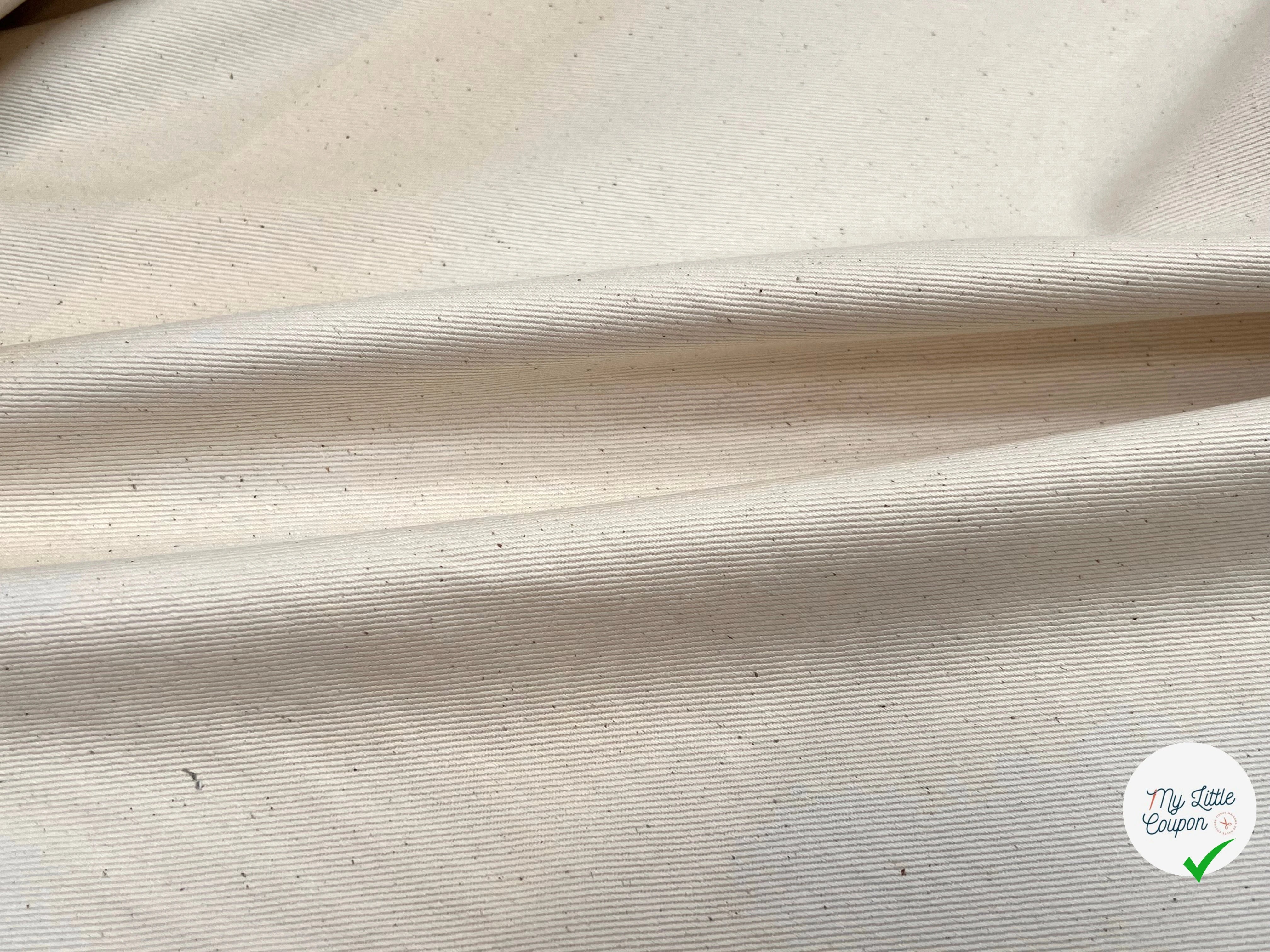 DENIM PRESTIGE SANMERO  BEIGE CLAIR 100% COTON - My Little Coupon