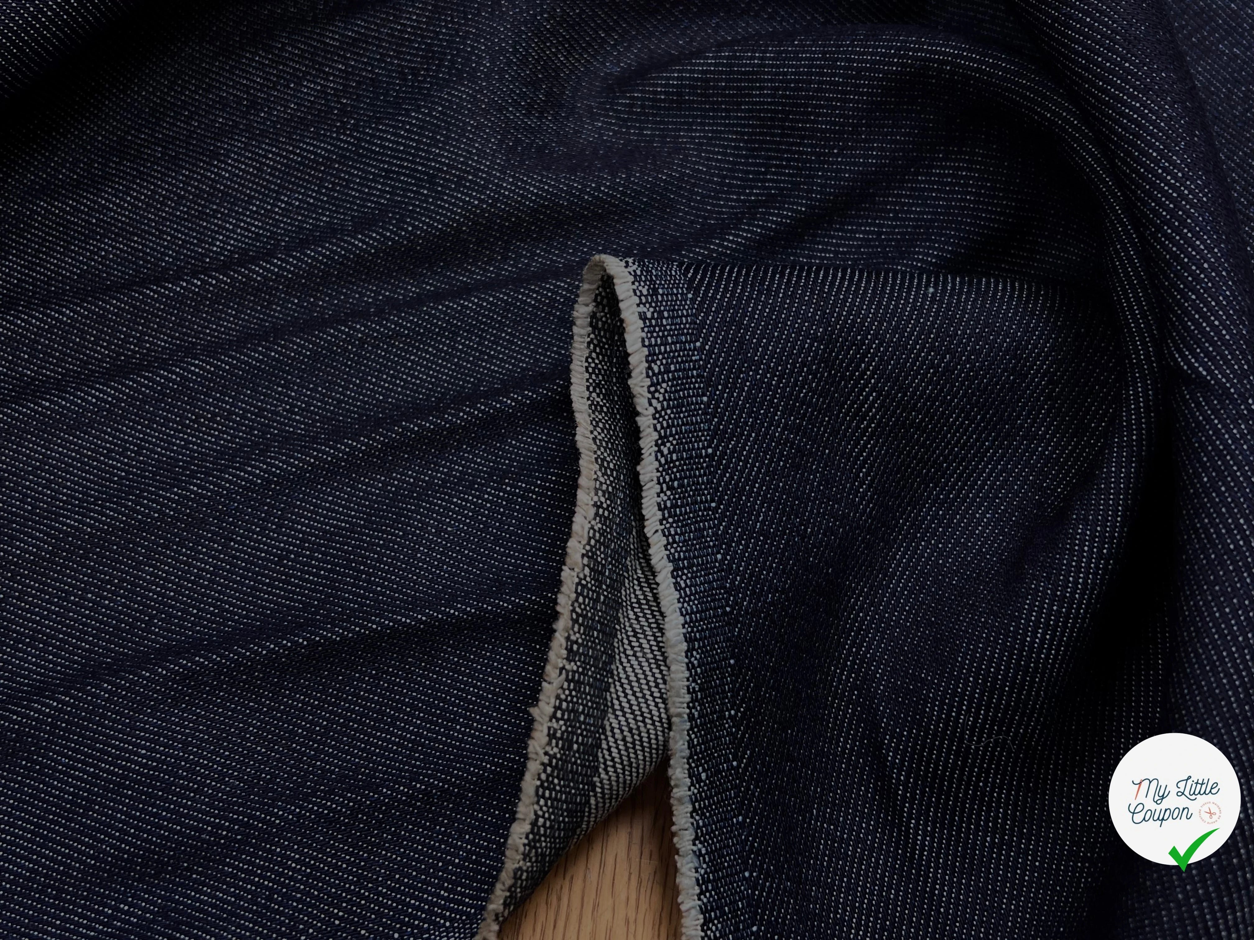 DENIM PRESTIGE SANMERO BLEU NUIT 100% COTON - My Little Coupon