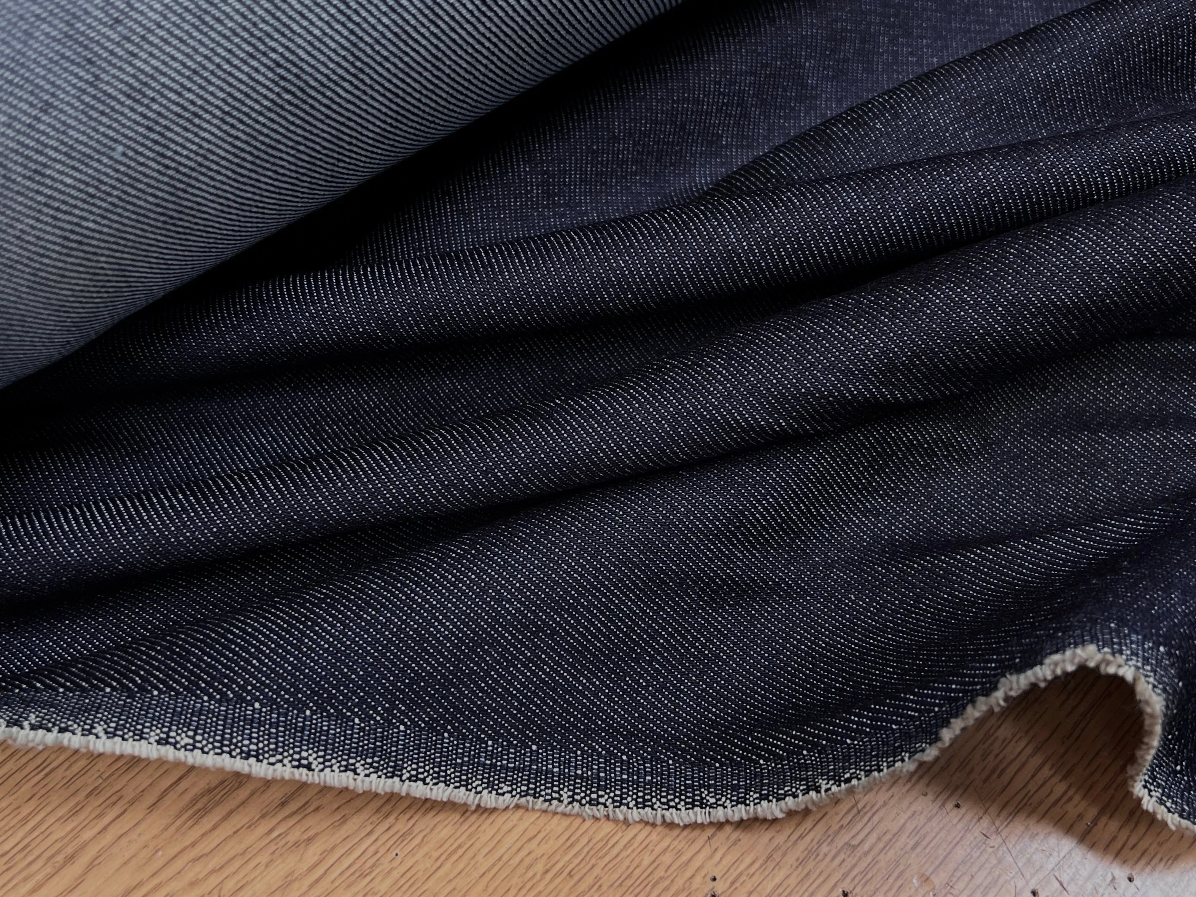 DENIM PRESTIGE SANMERO BLEU NUIT 100% COTON - My Little Coupon