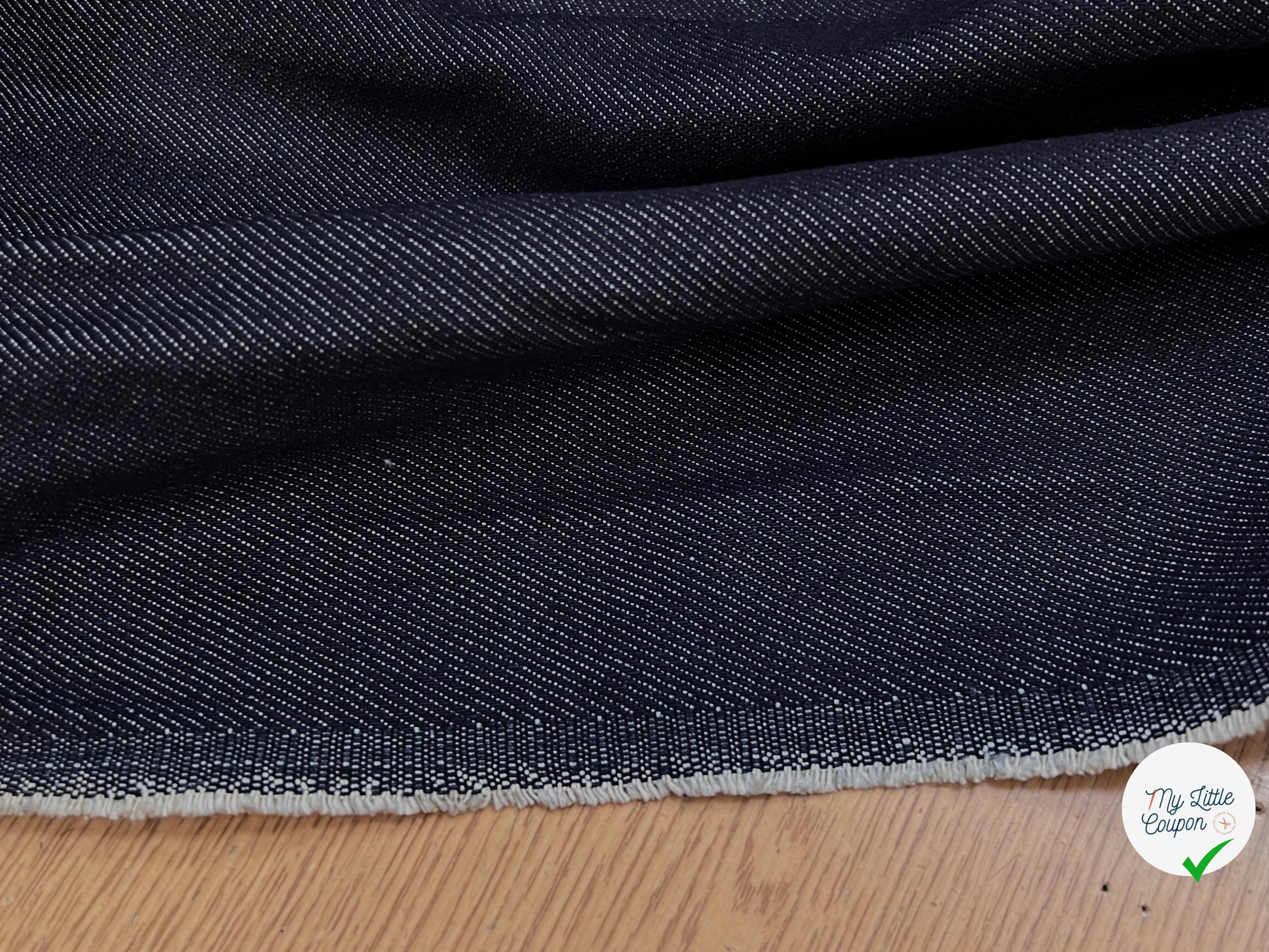 DENIM PRESTIGE SANMERO BLEU NUIT 100% COTON - My Little Coupon