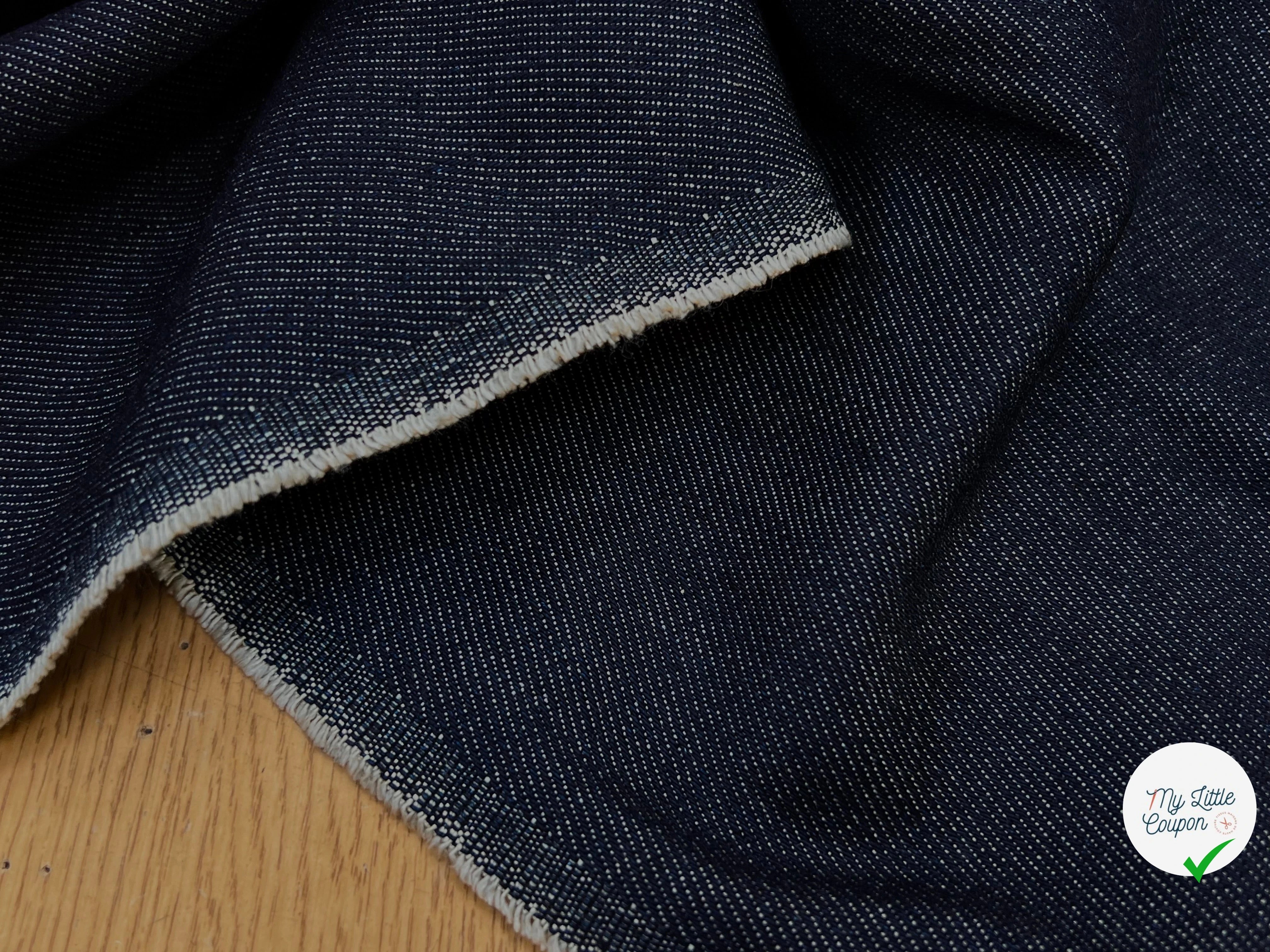 DENIM PRESTIGE SANMERO BLEU NUIT 100% COTON - My Little Coupon