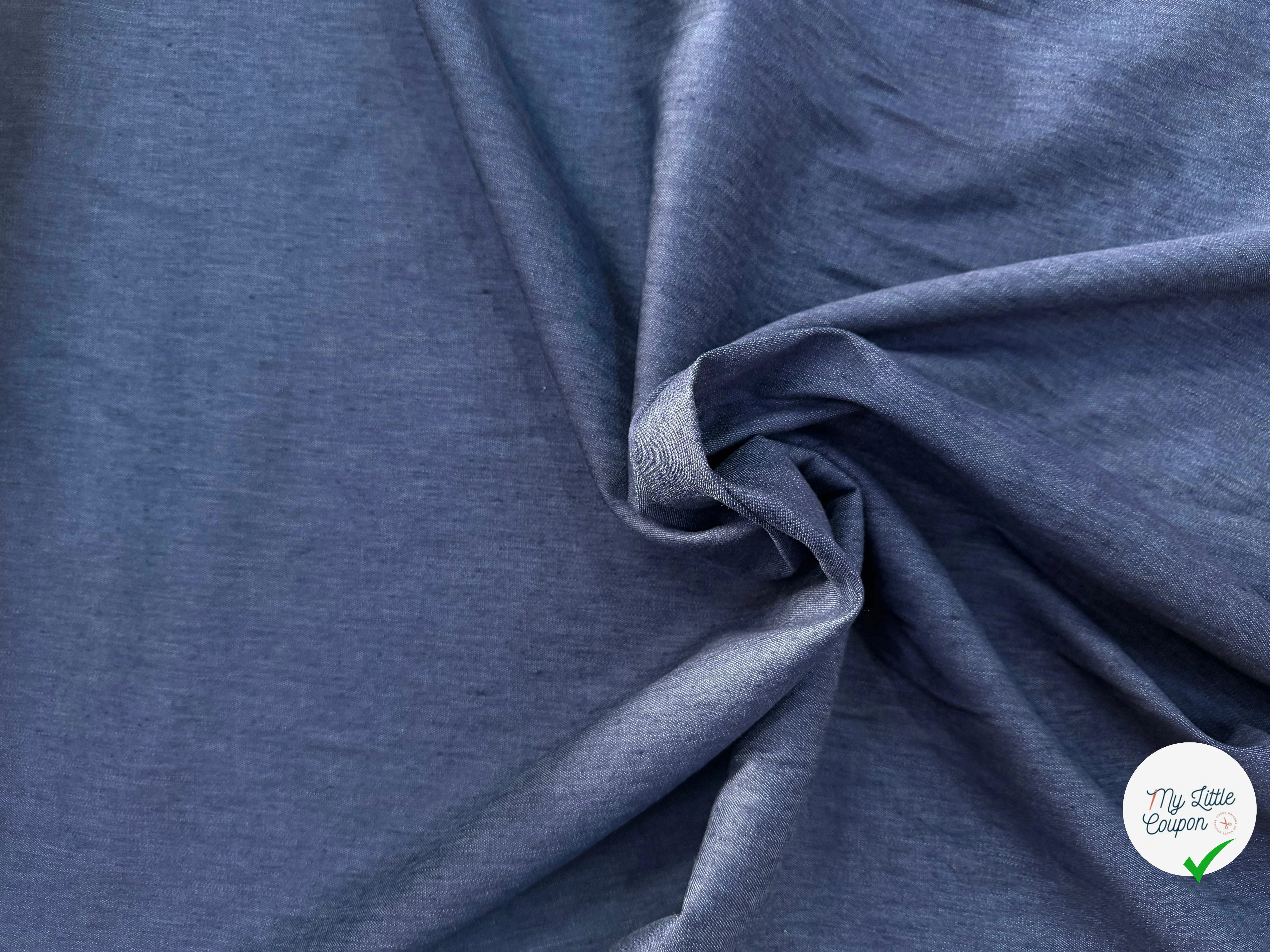 DENIM STRETCH BLEU 135 COTON - My Little Coupon