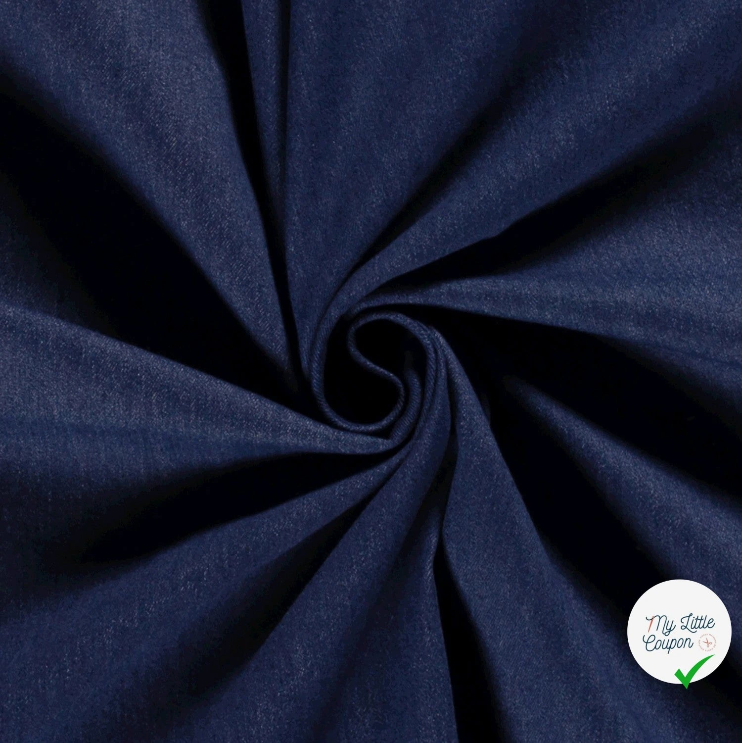 DENIM STRETCH PRÉ-LAVÉ INDIGO 70% COTON - My Little Coupon