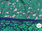 DENTELLE BLUE AND GREEN GARDEN - My Little Coupon - tissu - coudre