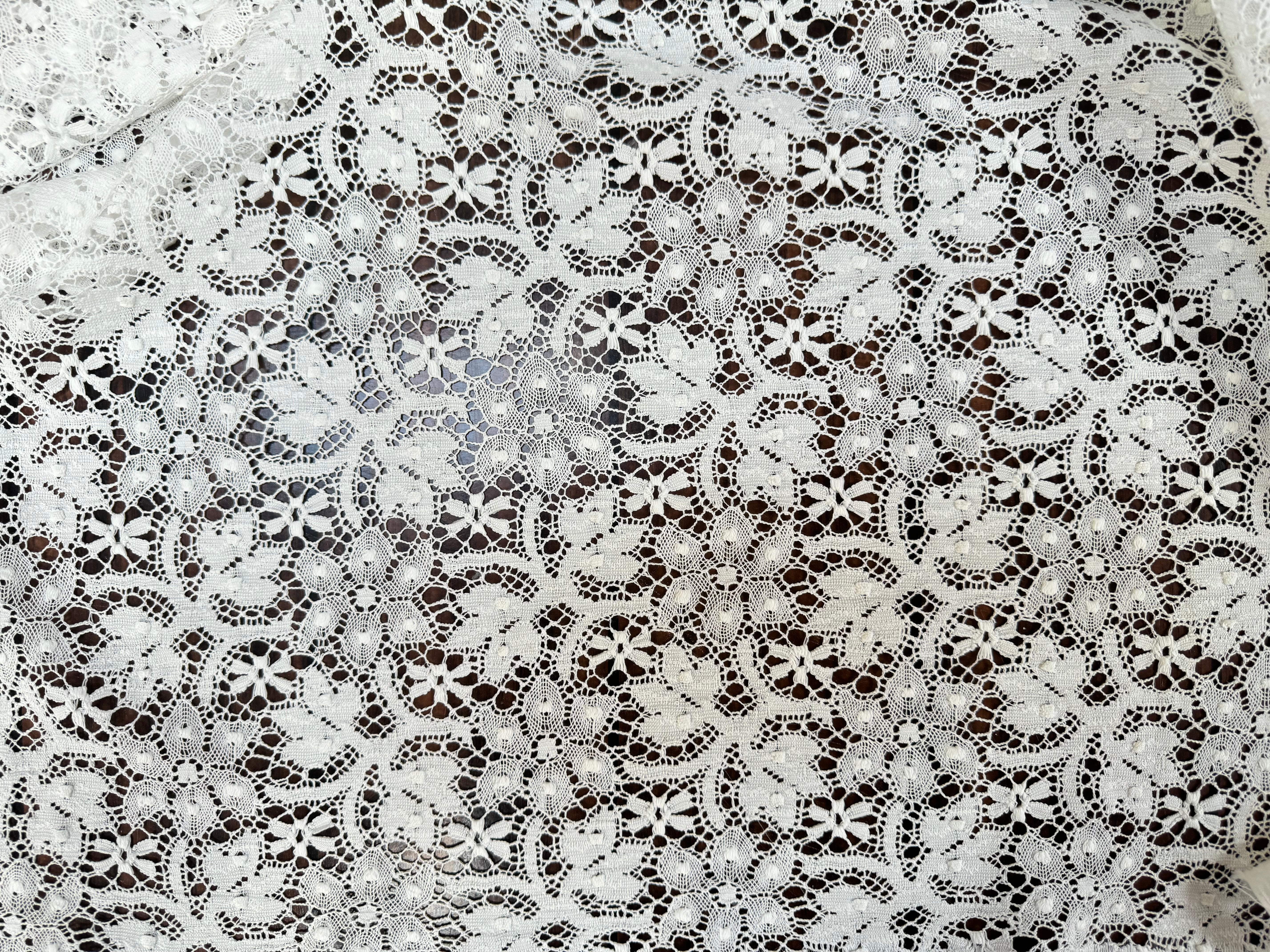 DENTELLE DE CALAIS-CAUDRY BLANCHE - My Little Coupon