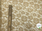 DENTELLE FLEUR DE MIEL REFLETS DORÉS - My Little Coupon - tissu - coudre