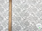 DENTELLE FLORALE GRIS PERLE - My Little Coupon - tissu - coudre
