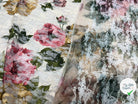 DENTELLE IMPRIMÉ BOUQUET ROMANTIQUE - My Little Coupon - tissu - coudre
