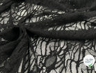 DENTELLE NOIRE JARDIN D'HIVER - My Little Coupon - tissu - coudre