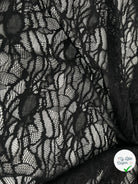 DENTELLE NOIRE JARDIN D'HIVER - My Little Coupon - tissu - coudre
