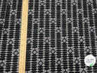 DENTELLE RAMEAUX ET LOSANGES NOIRS - My Little Coupon - tissu - coudre