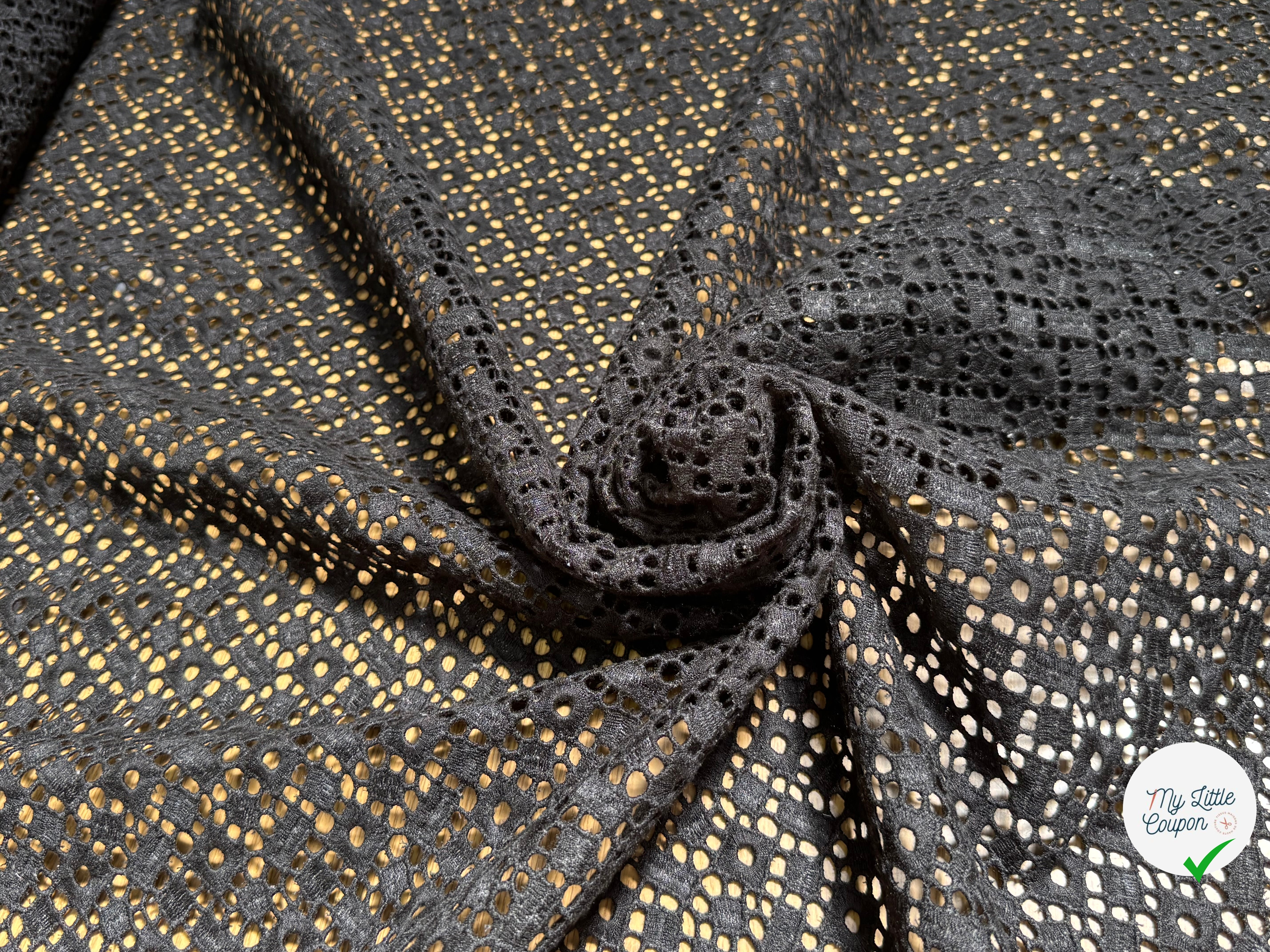 DENTELLE RIGIDE NOIR - My Little Coupon