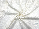 DENTELLE VELOURS BLANC PALERME - My Little Coupon - tissu - coudre