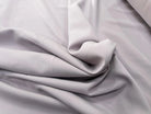 DOUBLE CREPE LOURD LILAS CLAIR POLYESTER COTON - My Little Coupon