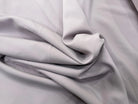 DOUBLE CREPE LOURD LILAS CLAIR POLYESTER COTON - My Little Coupon