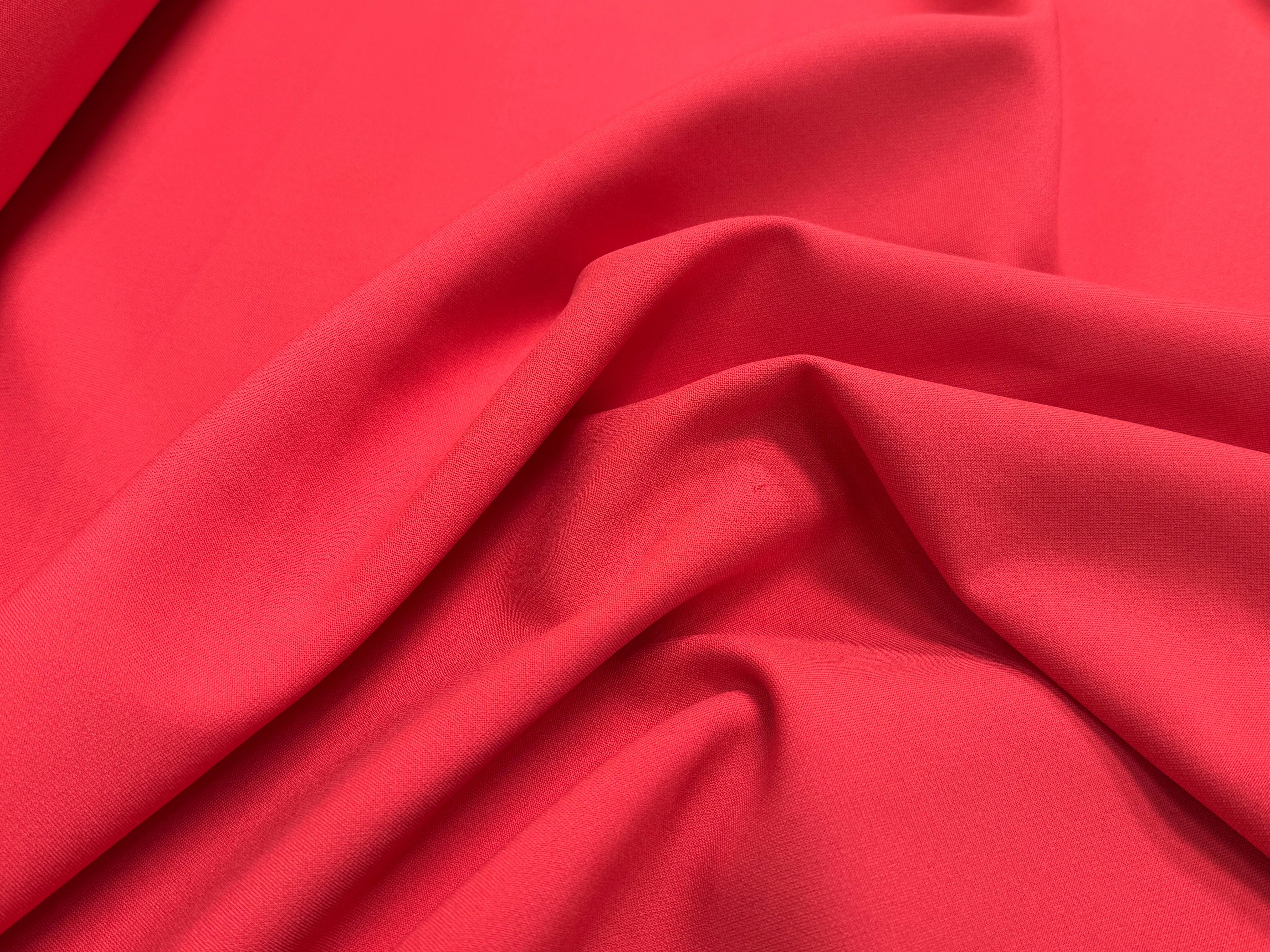 DOUBLE CREPE LOURD STRETCH ORANNGE PASTÈQUE - My Little Coupon