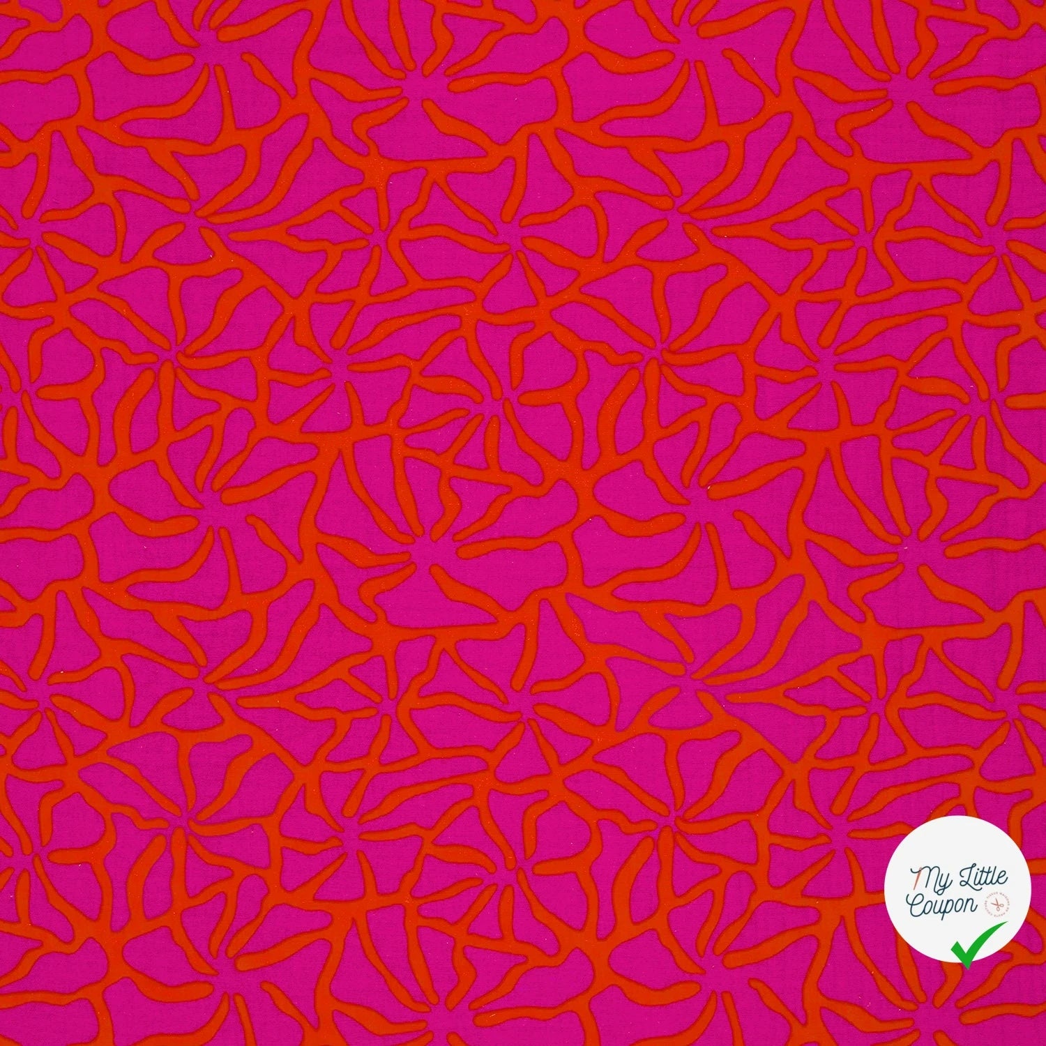 DOUBLE GAZE ABSTRAIT CORAL - My Little Coupon