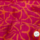 DOUBLE GAZE ABSTRAIT ORANGE - My Little Coupon