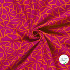 DOUBLE GAZE ABSTRAIT ORANGE - My Little Coupon