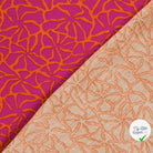DOUBLE GAZE ABSTRAIT ORANGE - My Little Coupon